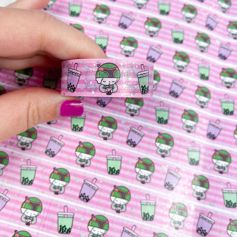 Holo Foil Boba Beans Washi Tape (15mm)