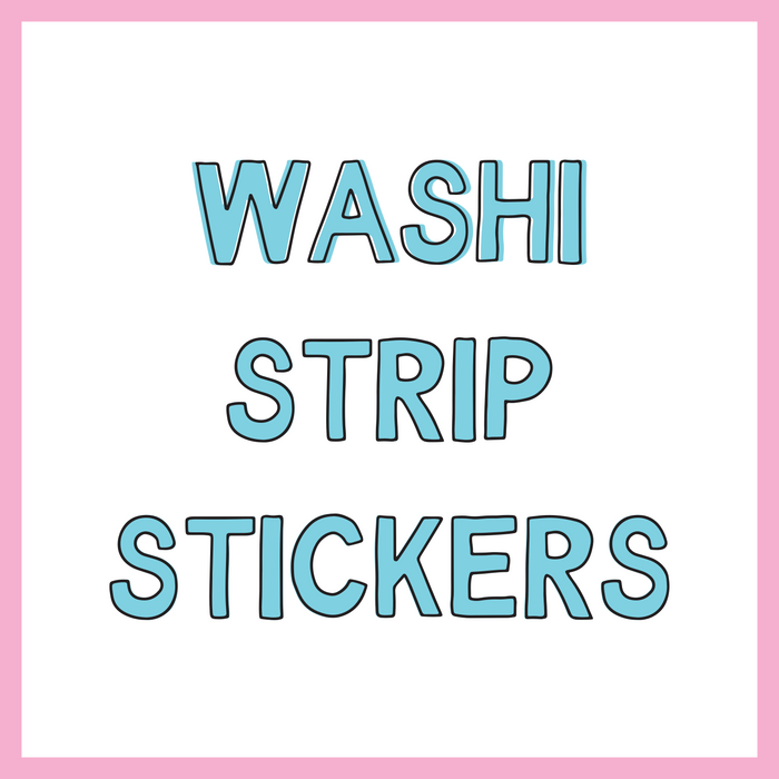 Washi Strip Stickers