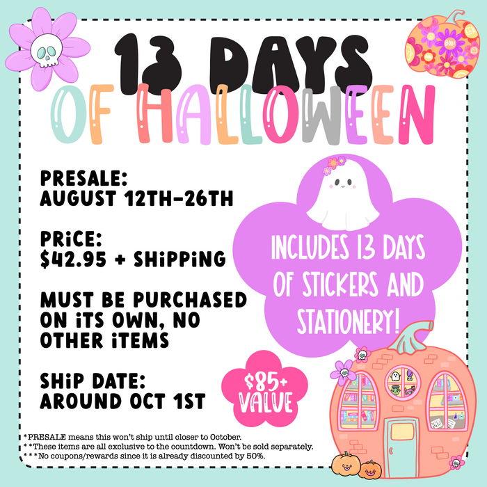 13 Days of Halloween Countdown