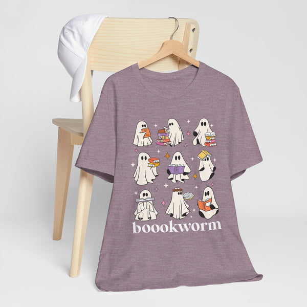 Boookworm Ghosts Tee – Cute Halloween Bookish Shirt