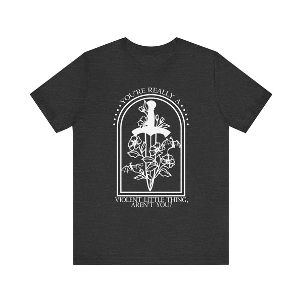 Officially Licensed “Violent Little Thing” Tee – Fourth Wing Quote Shirt
