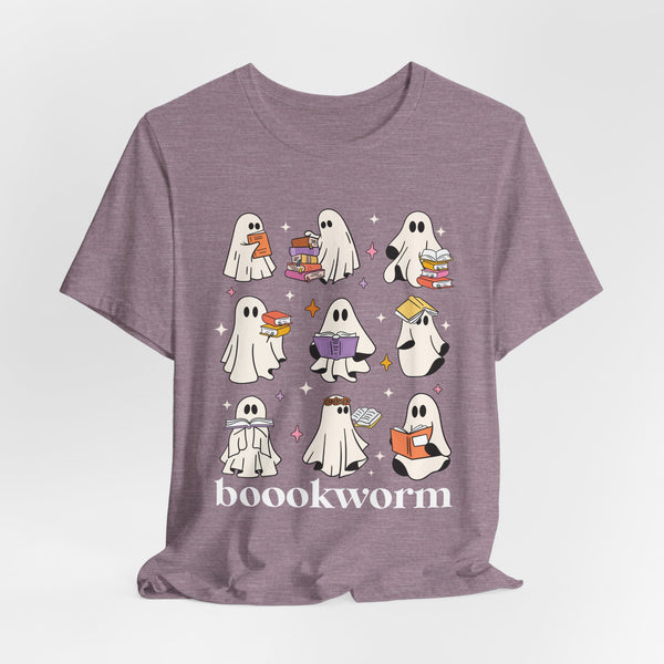 Boookworm Ghosts Tee – Cute Halloween Bookish Shirt