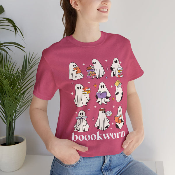 Boookworm Ghosts Tee – Cute Halloween Bookish Shirt