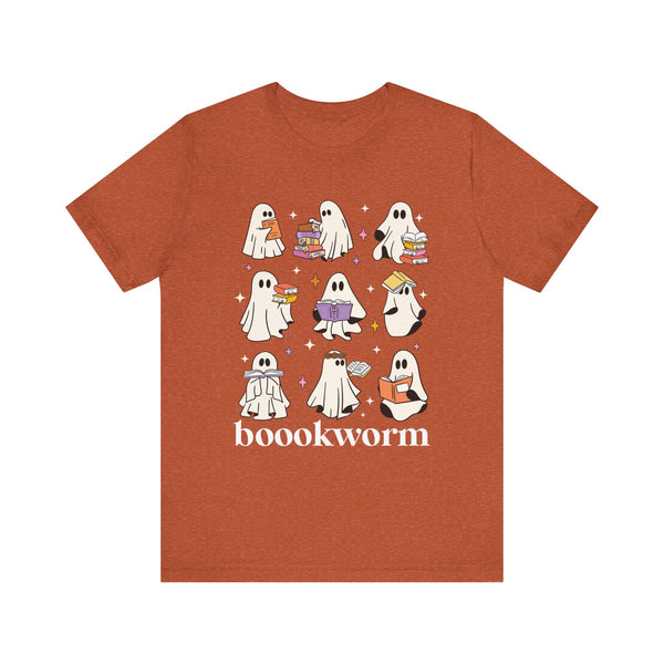 Boookworm Ghosts Tee – Cute Halloween Bookish Shirt