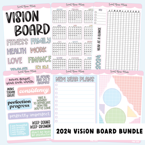 Vision Board Bundle (6 Pages)