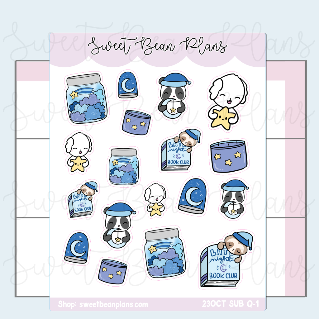 Late Night Doodles Planner Stickers | OCT VAULT23 Q-1