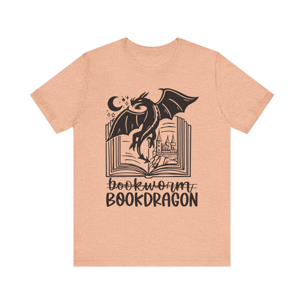 Bookdragon Tee – Fantasy Book Lover Shirt with Dragon Design
