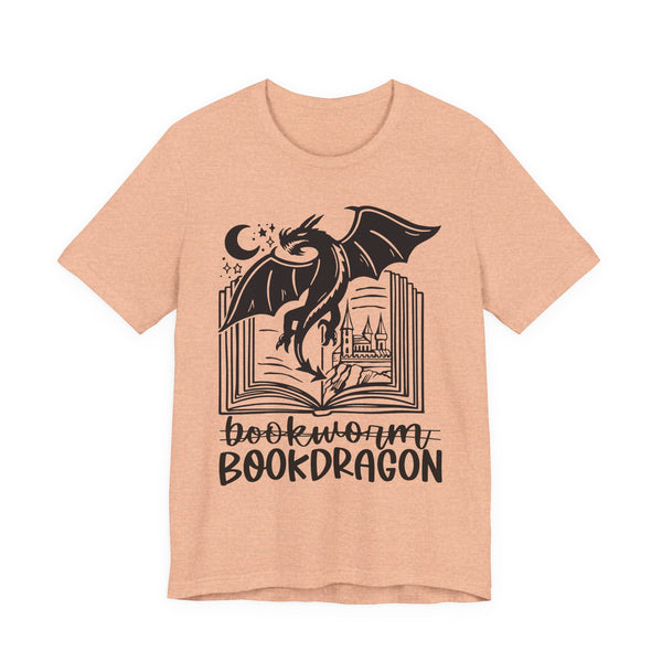 Bookdragon Tee – Fantasy Book Lover Shirt with Dragon Design