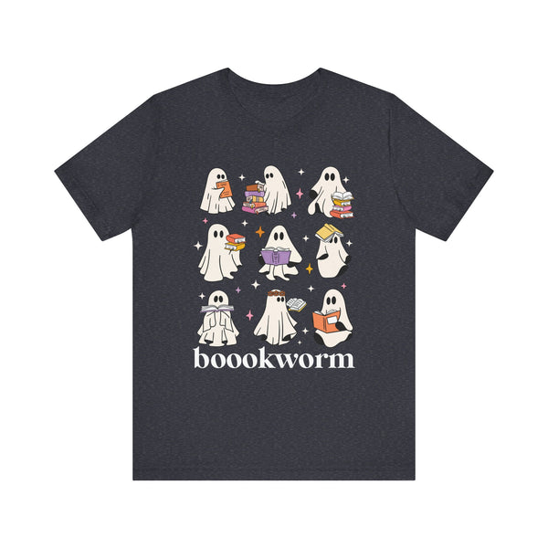 Boookworm Ghosts Tee – Cute Halloween Bookish Shirt