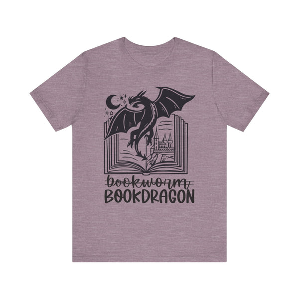 Bookdragon Tee – Fantasy Book Lover Shirt with Dragon Design