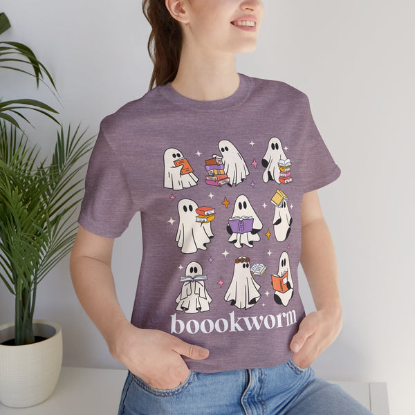 Boookworm Ghosts Tee – Cute Halloween Bookish Shirt