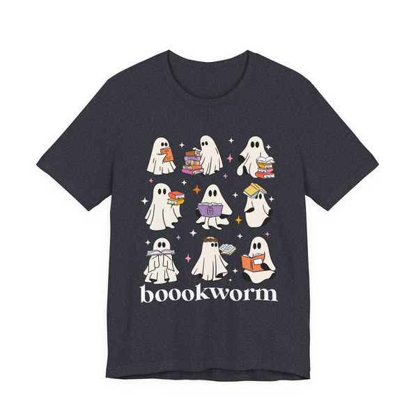 Boookworm Ghosts Tee – Cute Halloween Bookish Shirt