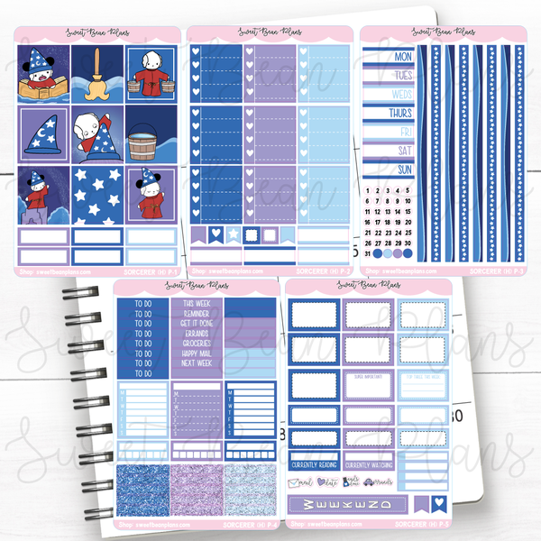 New Year Books Weekly Kit Vinyl Planner Stickers