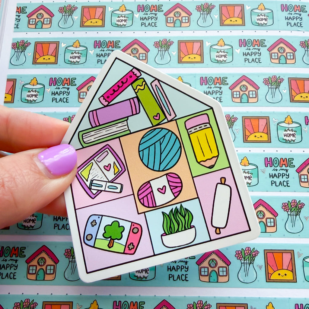 Hobby Home Vinyl Die Cut Sticker