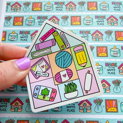 Hobby Home Vinyl Die Cut Sticker