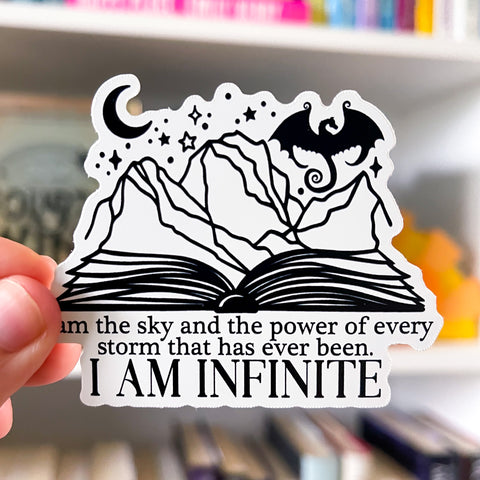 I Am Infinite Vinyl Die Cut | Fourth Wing OFFICIALLY LICENSED