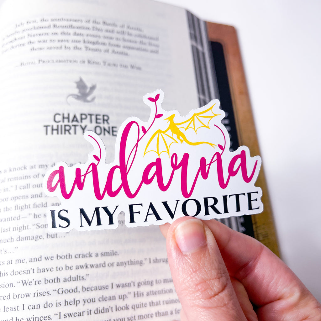 Andarna Vinyl Die Cut | Fourth Wing OFFICIALLY LICENSED