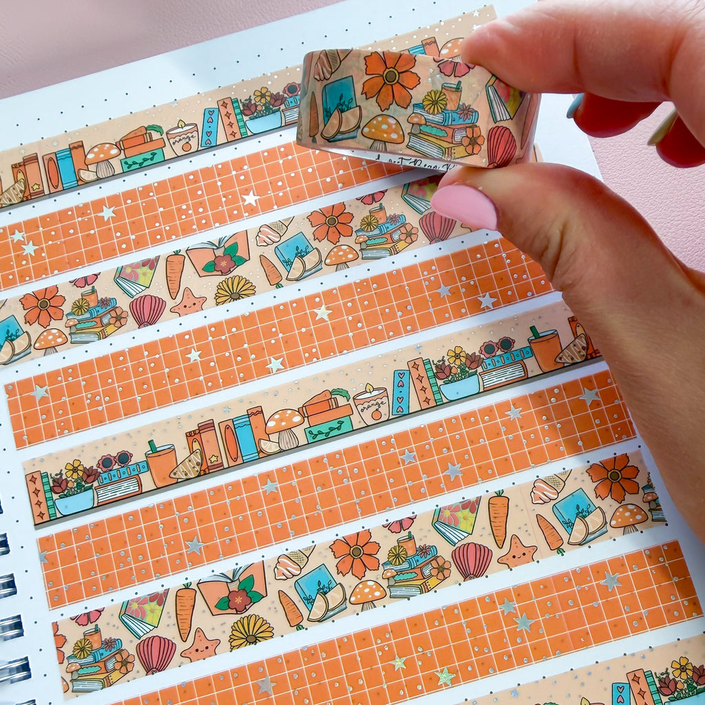 Holo Foil May Doodles Washi Tape