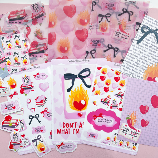 Spicy Bookish Junk Journal Bundle