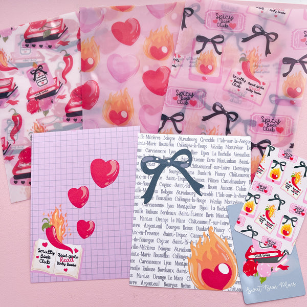 Spicy Bookish Junk Journal Bundle