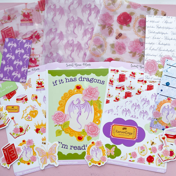 Romantasy Bookish Junk Journal Bundle