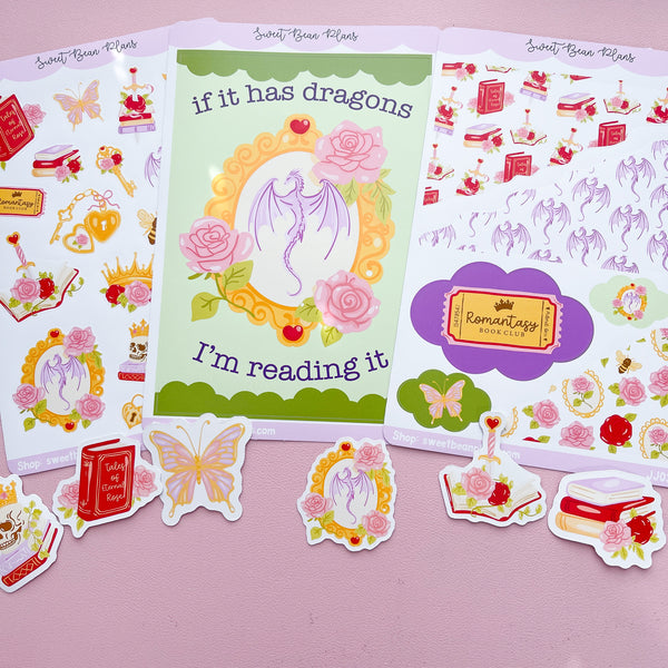 Romantasy Bookish Junk Journal Bundle