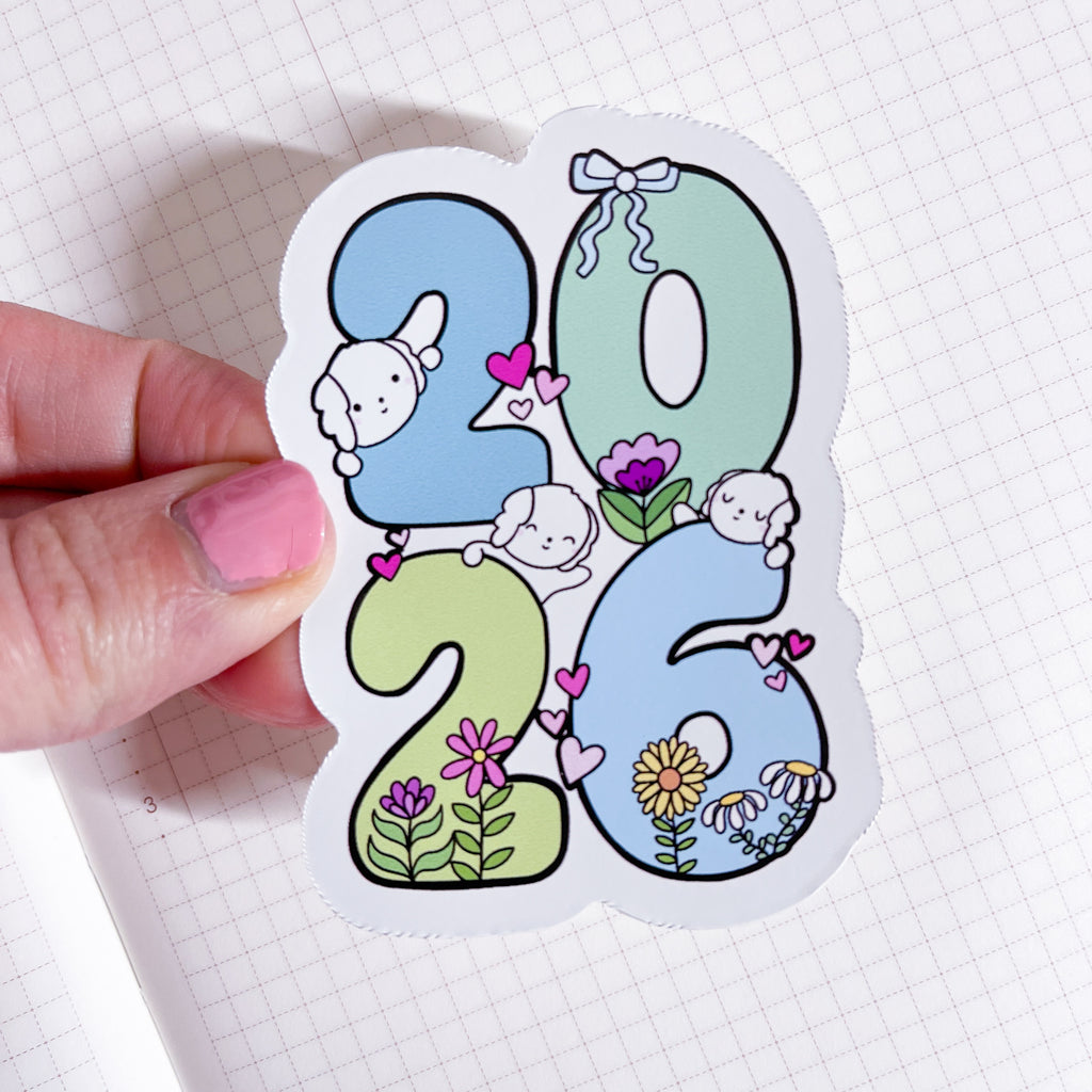 2026 Bean VERTICAL Vinyl Die Cut Sticker