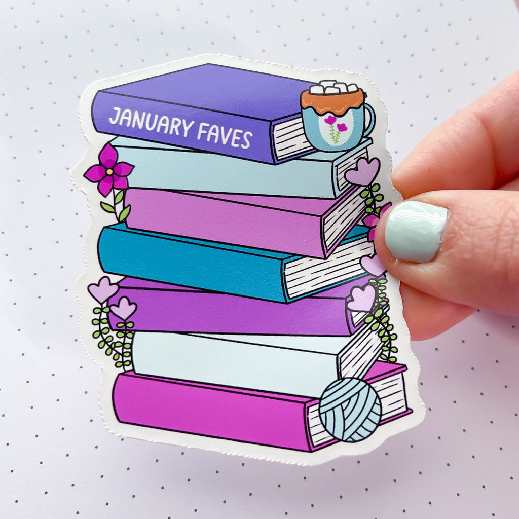 January 2026 Faves Vinyl Die Cut Sticker