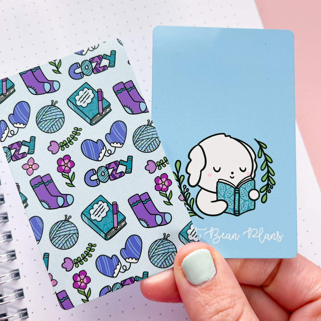 Teal January 2026 Washi Card