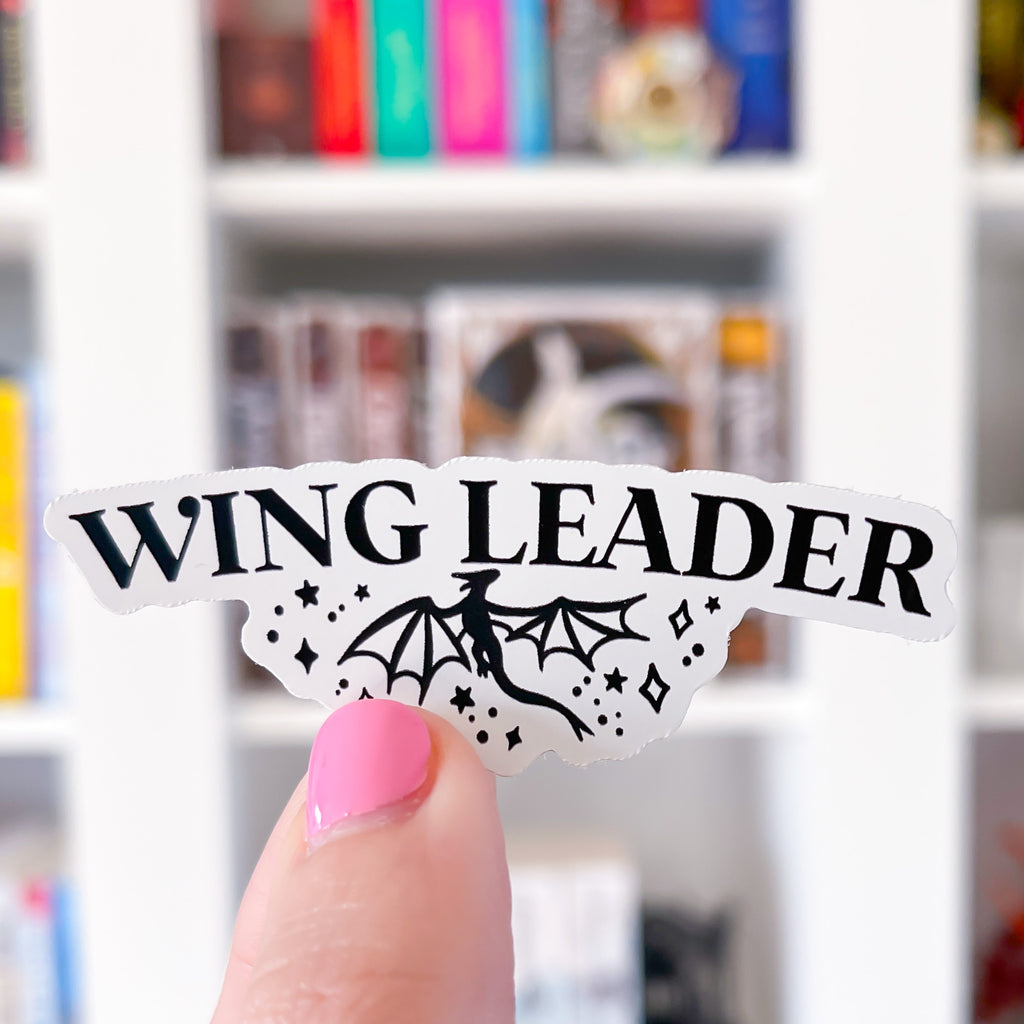 Wing Leader Throne of Glass Vinyl Sticker | SJM OFFICIALLY LICENSED