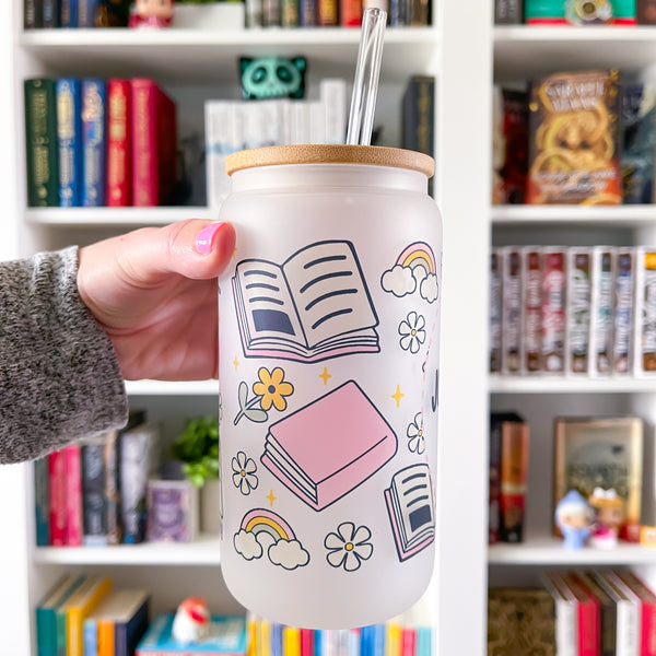 Mama Wants Books | Mother's Day Frosted Can Glass
