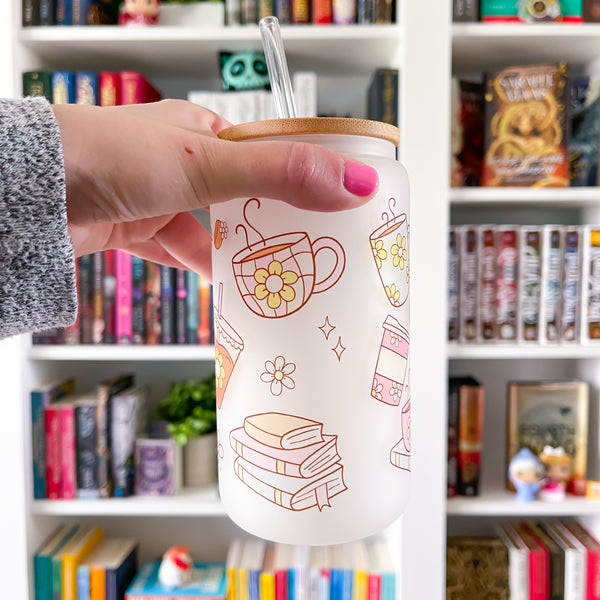 Bookish Mom | Mother's Day Frosted Can Glass