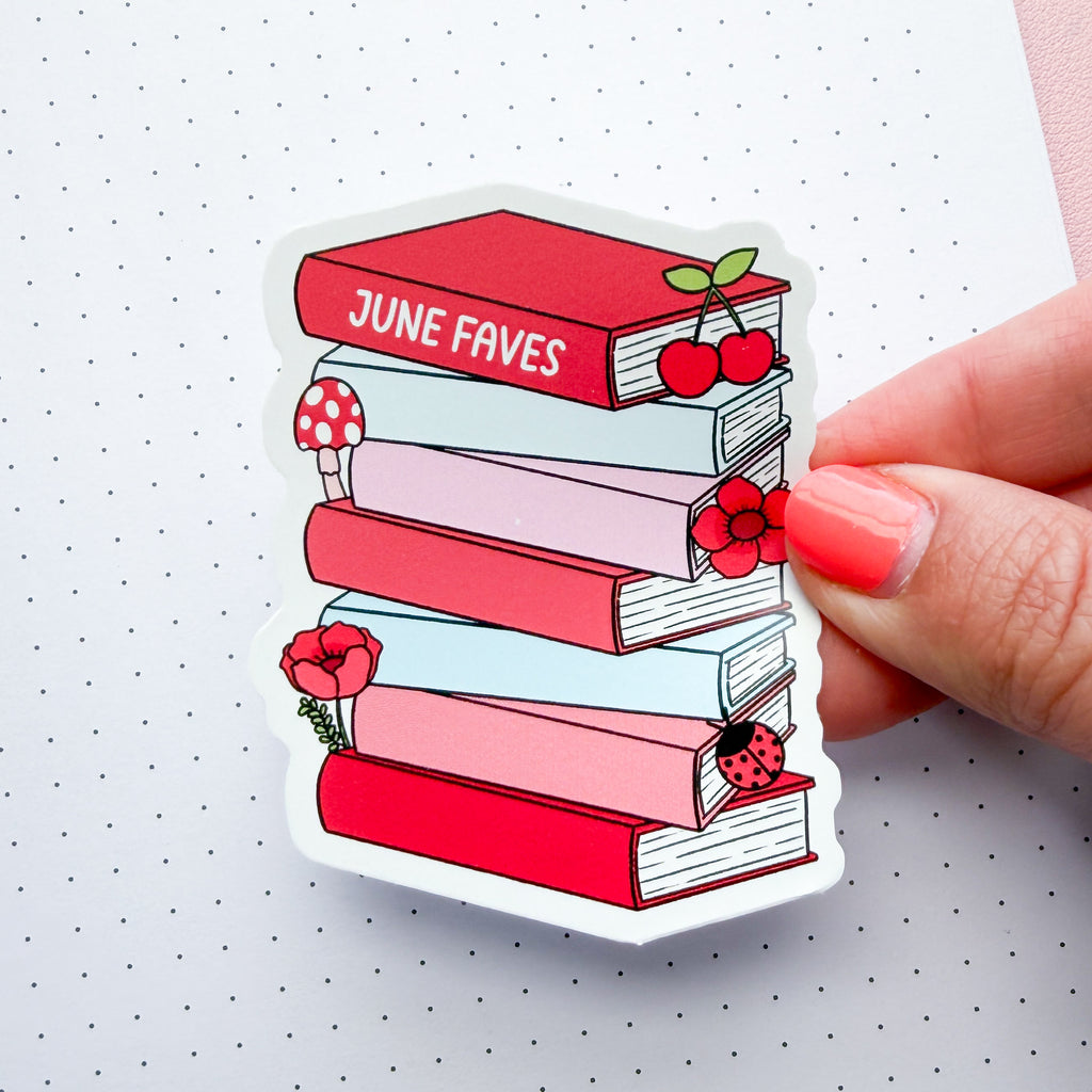 June 2026 Faves Vinyl Die Cut Sticker
