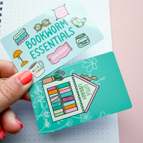 Bookworm Essentials Washi Card