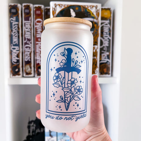 Do Not Yield Frosted Can Glass | SJM Officially Licensed