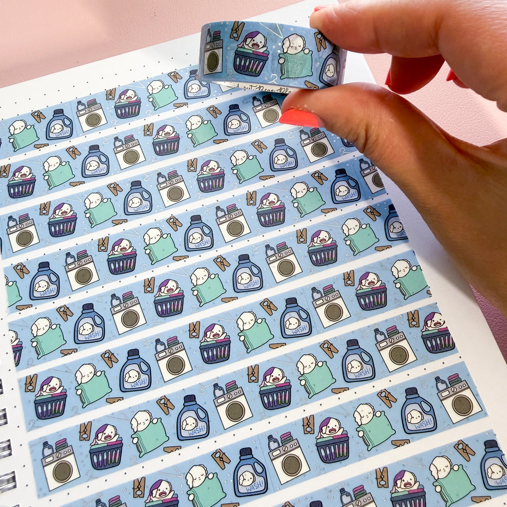 Holo Foil Laundry Bean 2.0 Washi Tape (15mm)