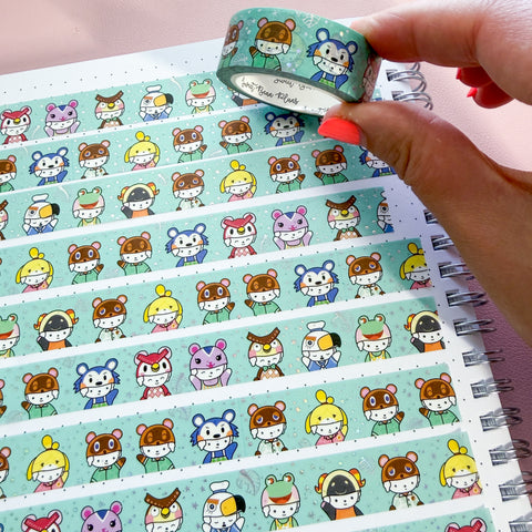 Holo Foil AC Game Bean Washi Tape (15mm)