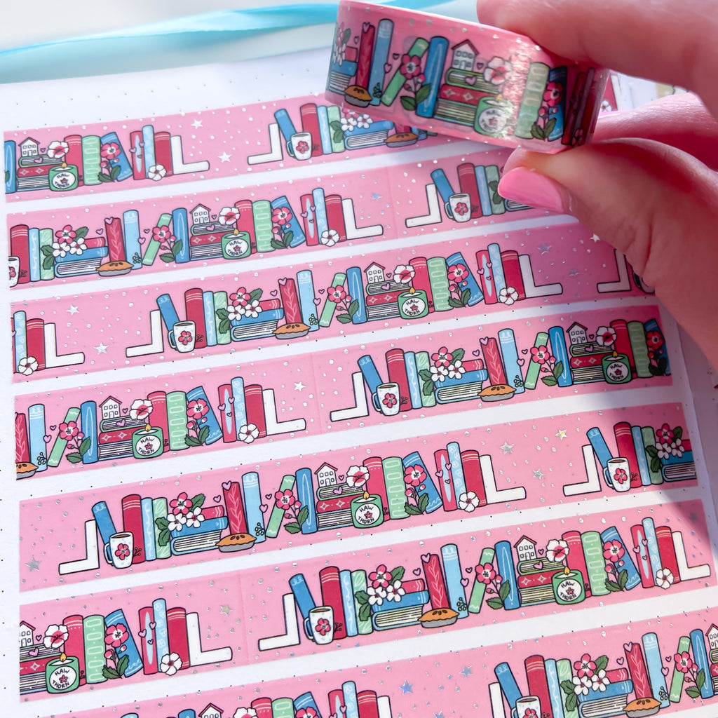 Holo Foil May 2025 Bookshelf Washi Tape (15mm)