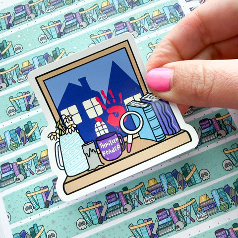 Thriller Window Vinyl Die Cut Sticker