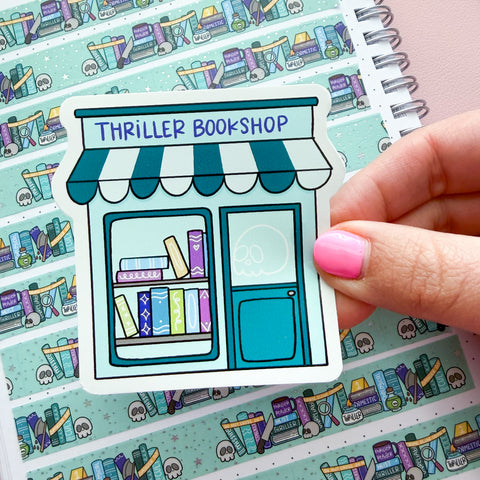 Thriller Bookshop Vinyl Die Cut Sticker