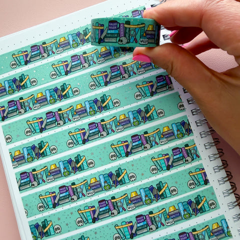 Holo Foil Thriller Bookshelf 3.0 Washi Tape (15mm)