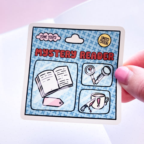 Mystery Reader Collection Vinyl Die Cut Sticker