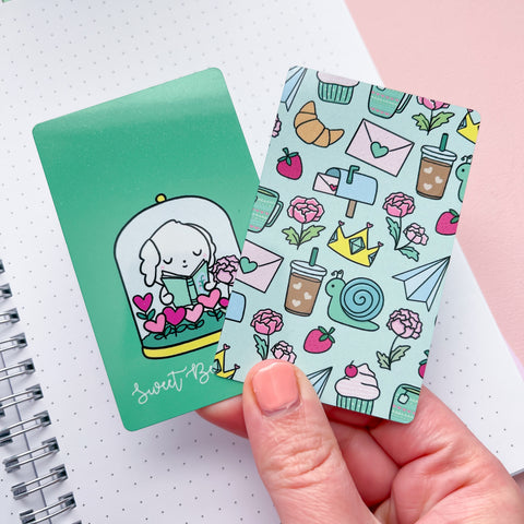 Minty February 2026 Washi Card