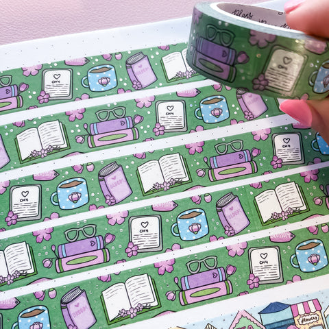 Holo Foil Blossom Books Washi Tape (15mm)