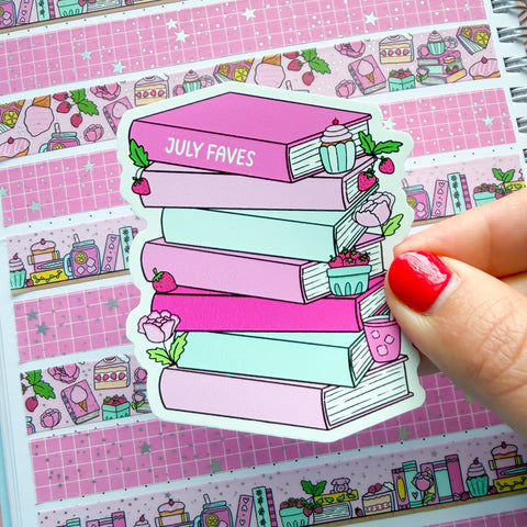 July 2026 Faves Vinyl Die Cut Sticker