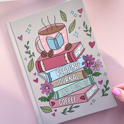 OOPS Coffee Lover Hard Cover Reading Journal
