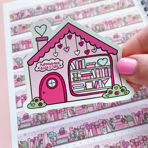 Love Library Vinyl Die Cut Sticker