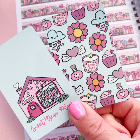 Love Library Washi Card