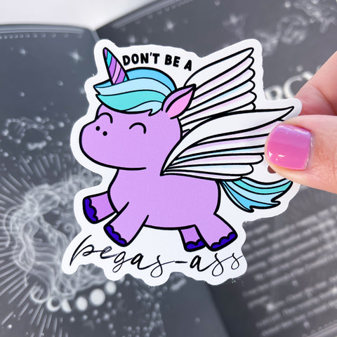 Don't Be a Pegas-a** Vinyl Sticker | Zodiac Academy OFFICIALLY LICENSED