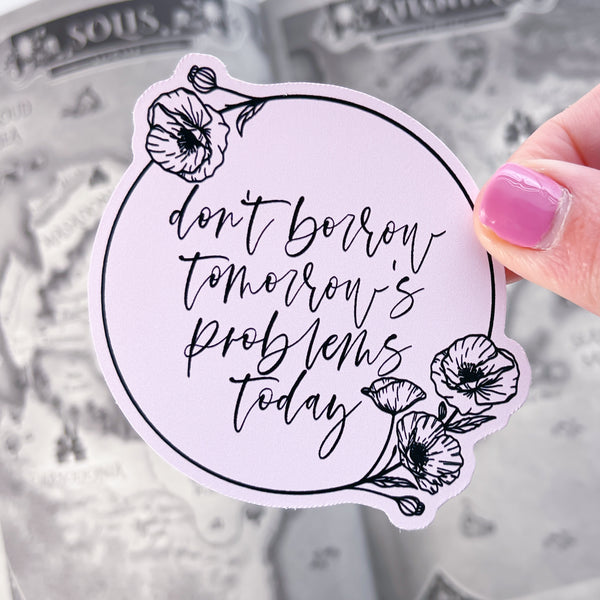 Tomorrow's Problems Vinyl Die Cut Sticker | JLA Officially Licensed ...